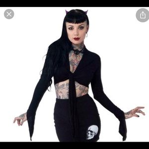 Kreepsville 666 Spider Web Shrug (L)